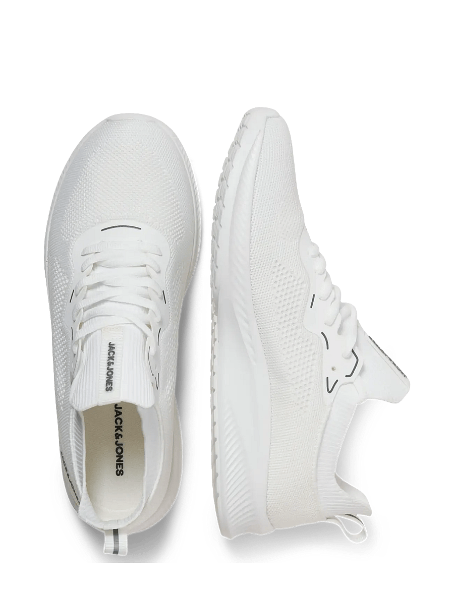 Jack & Jones - JFWJOSHUA KNIT SNEAKER - kõrge säärega tossud - white - 5