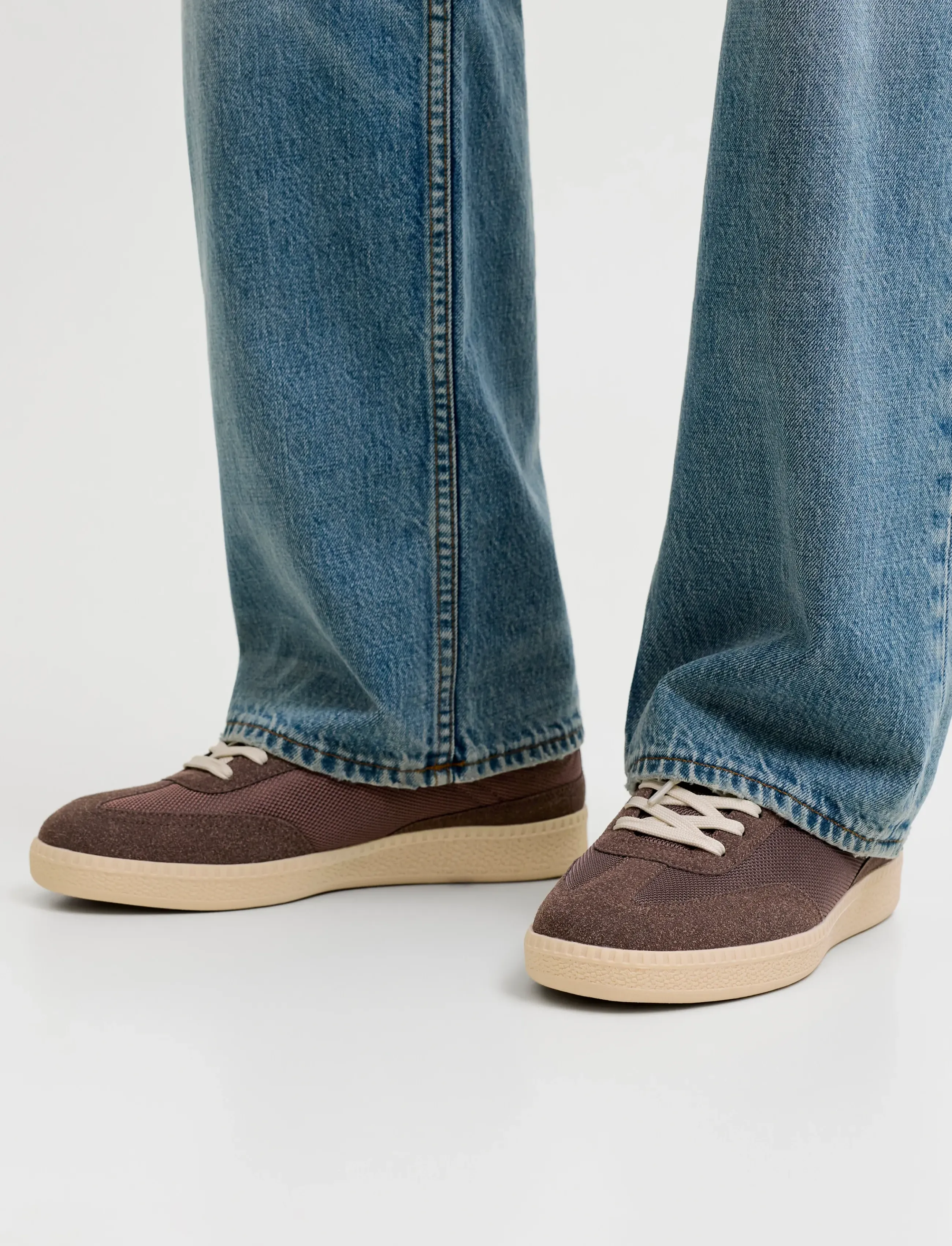 Jack & Jones JFWSUMMIT COMBO SNEAKER - Looks for less - DEEP TAUPE / brown