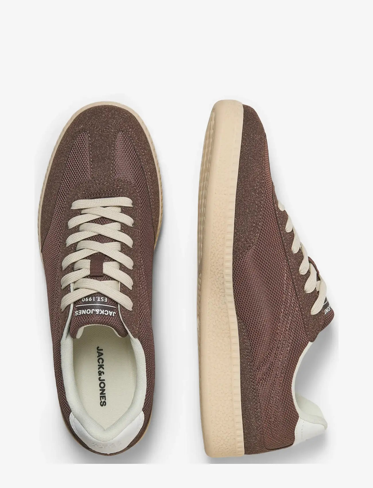 Jack & Jones - JFWSUMMIT COMBO SNEAKER - låga sneakers - deep taupe - 5