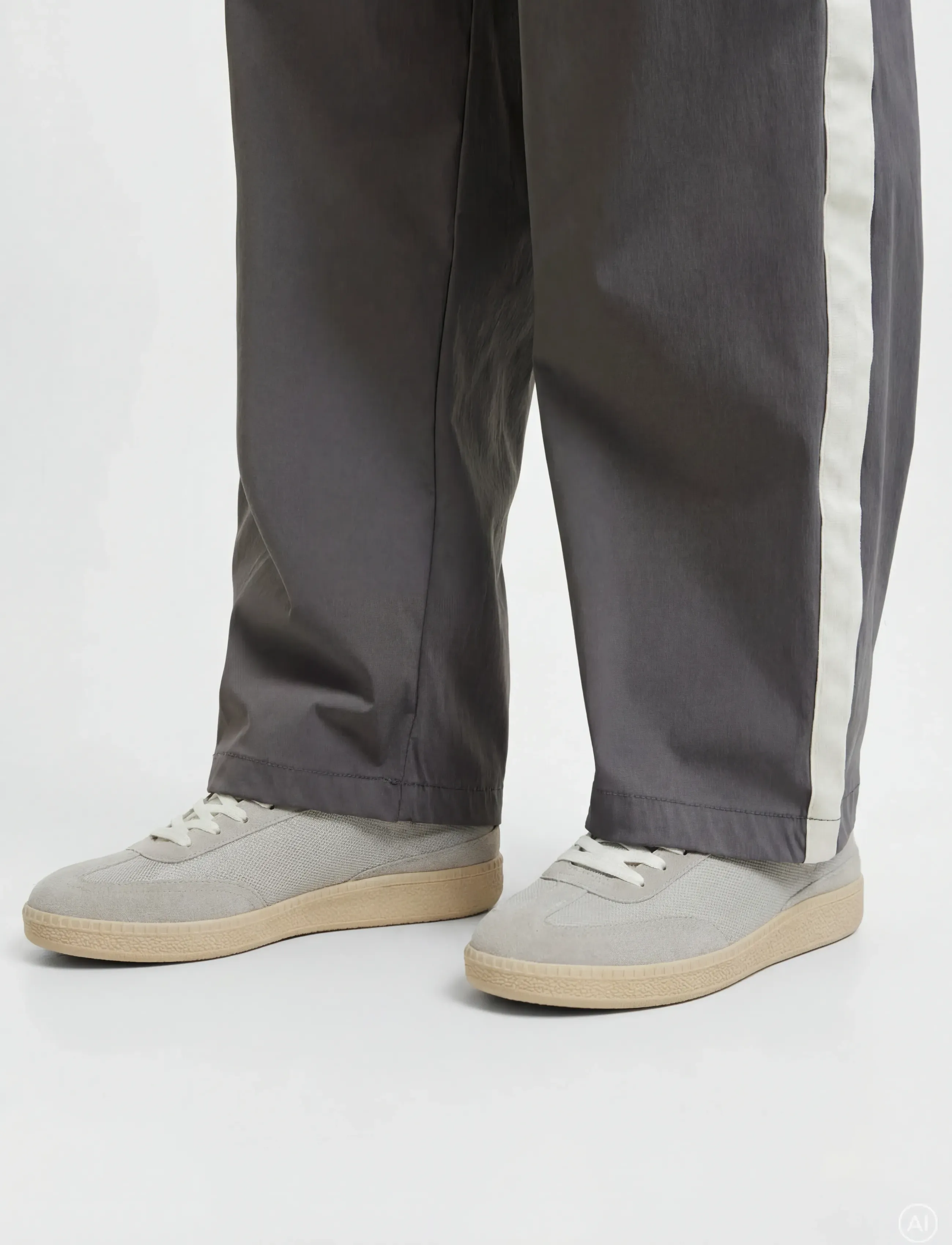 Jack & Jones JFWSUMMIT COMBO SNEAKER - Kolekcijas - PUMICE STONE / grey