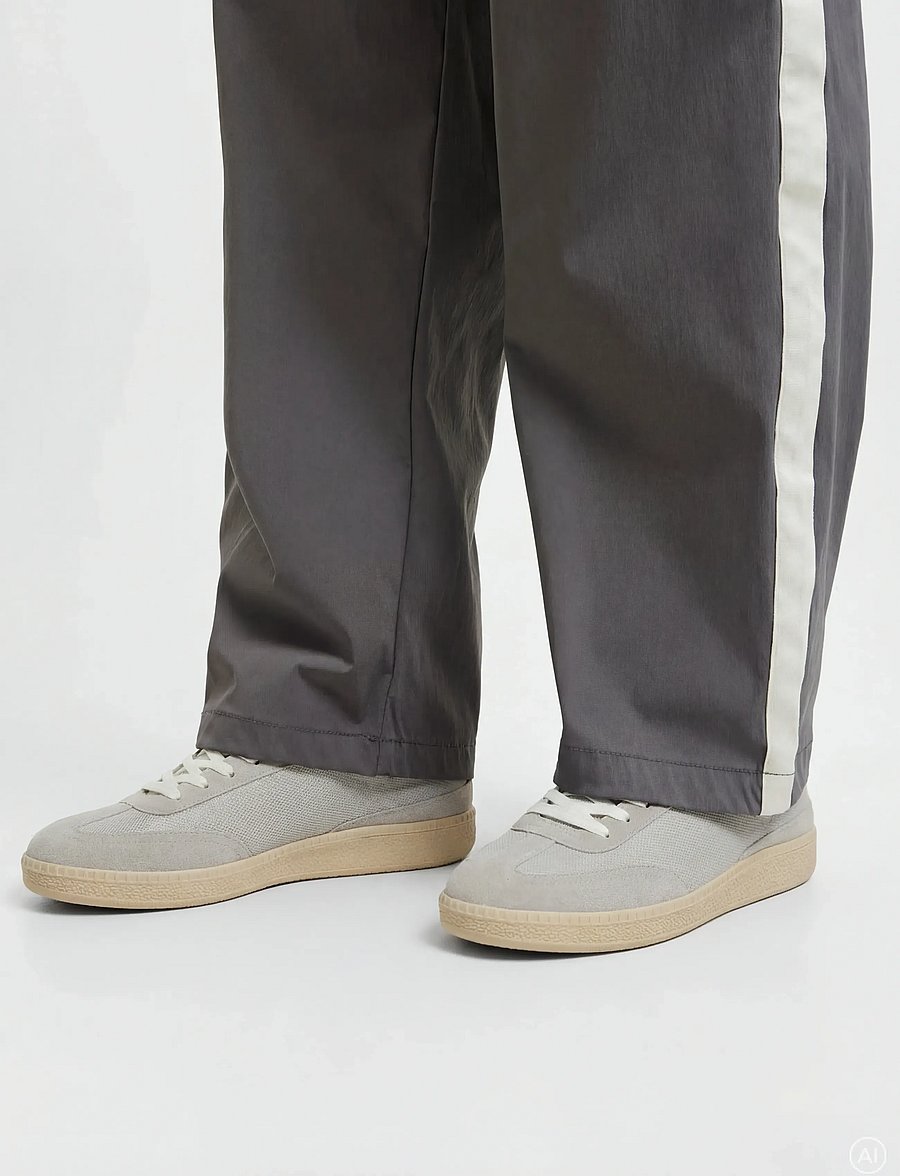 Jack & Jones - JFWSUMMIT COMBO SNEAKER - niedriger schnitt - pumice stone - 0