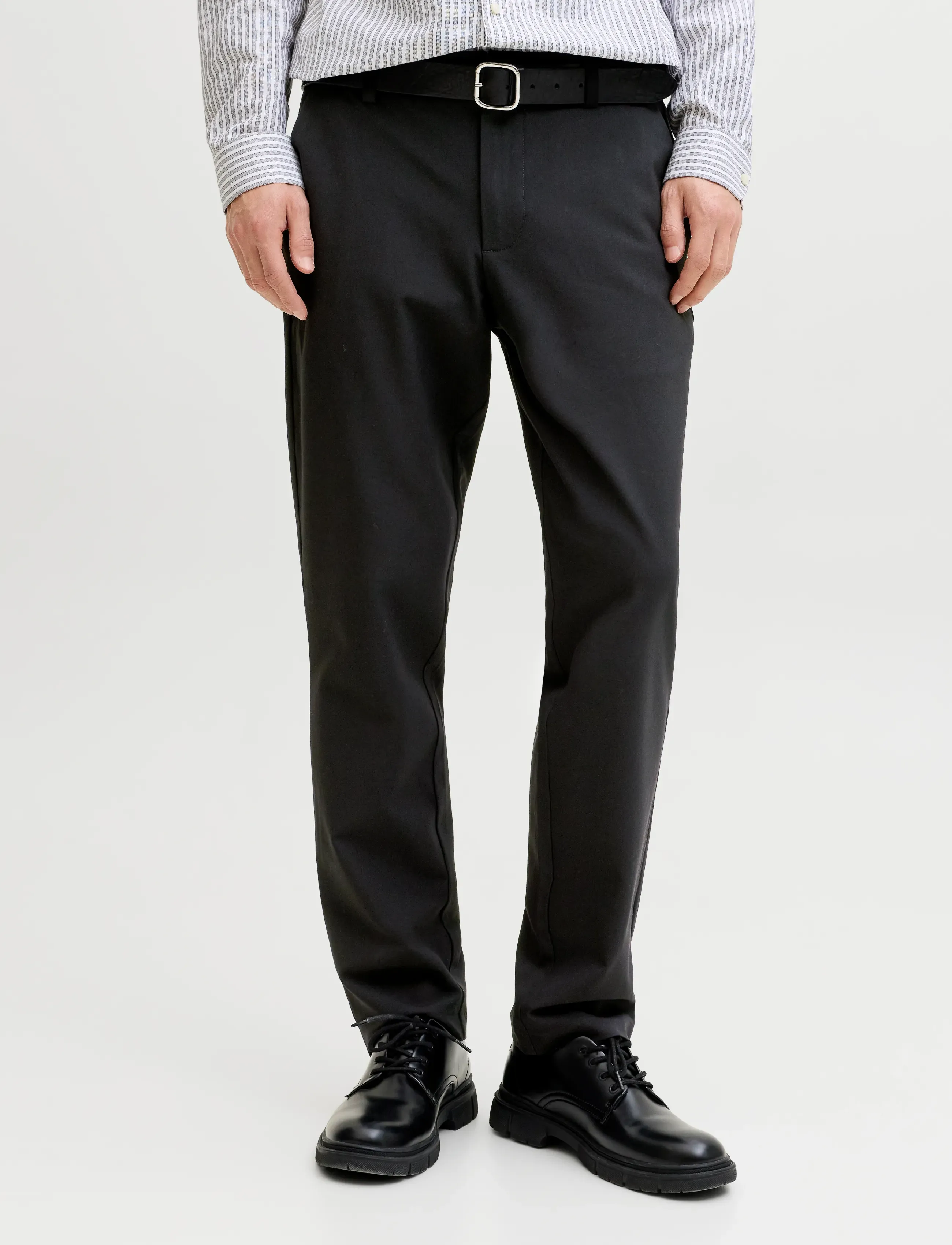 Jack & Jones JPSTOLLIE CONNOR CHINO NOOS - Püksid - BLACK / black