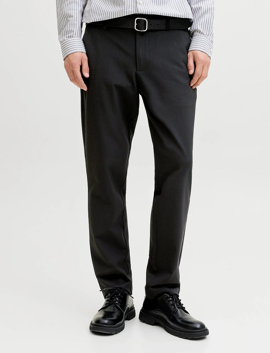 Jack & Jones - JPSTOLLIE CONNOR CHINO NOOS - chinos - black - 0