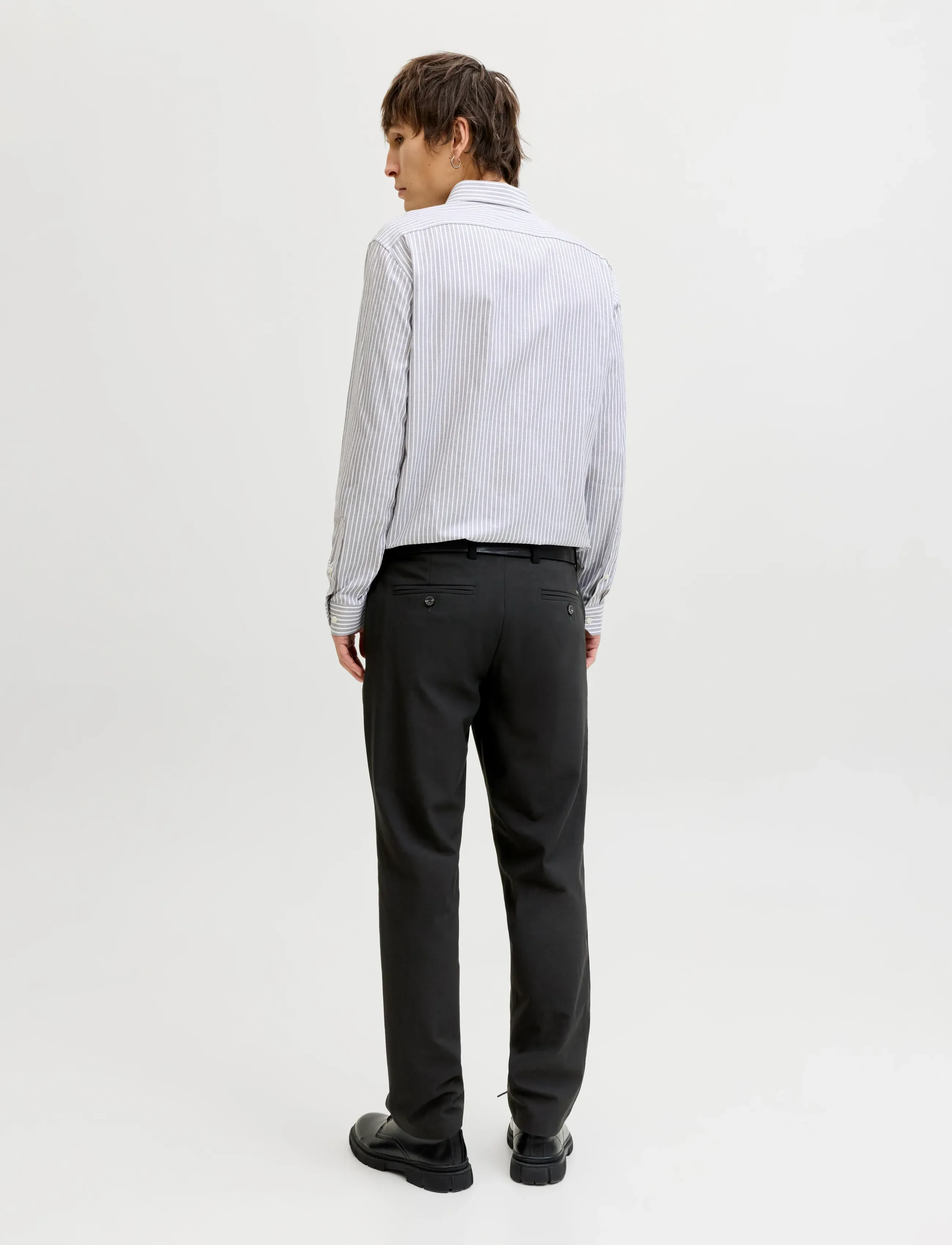 Jack & Jones - JPSTOLLIE CONNOR CHINO NOOS - chinos - black - 3