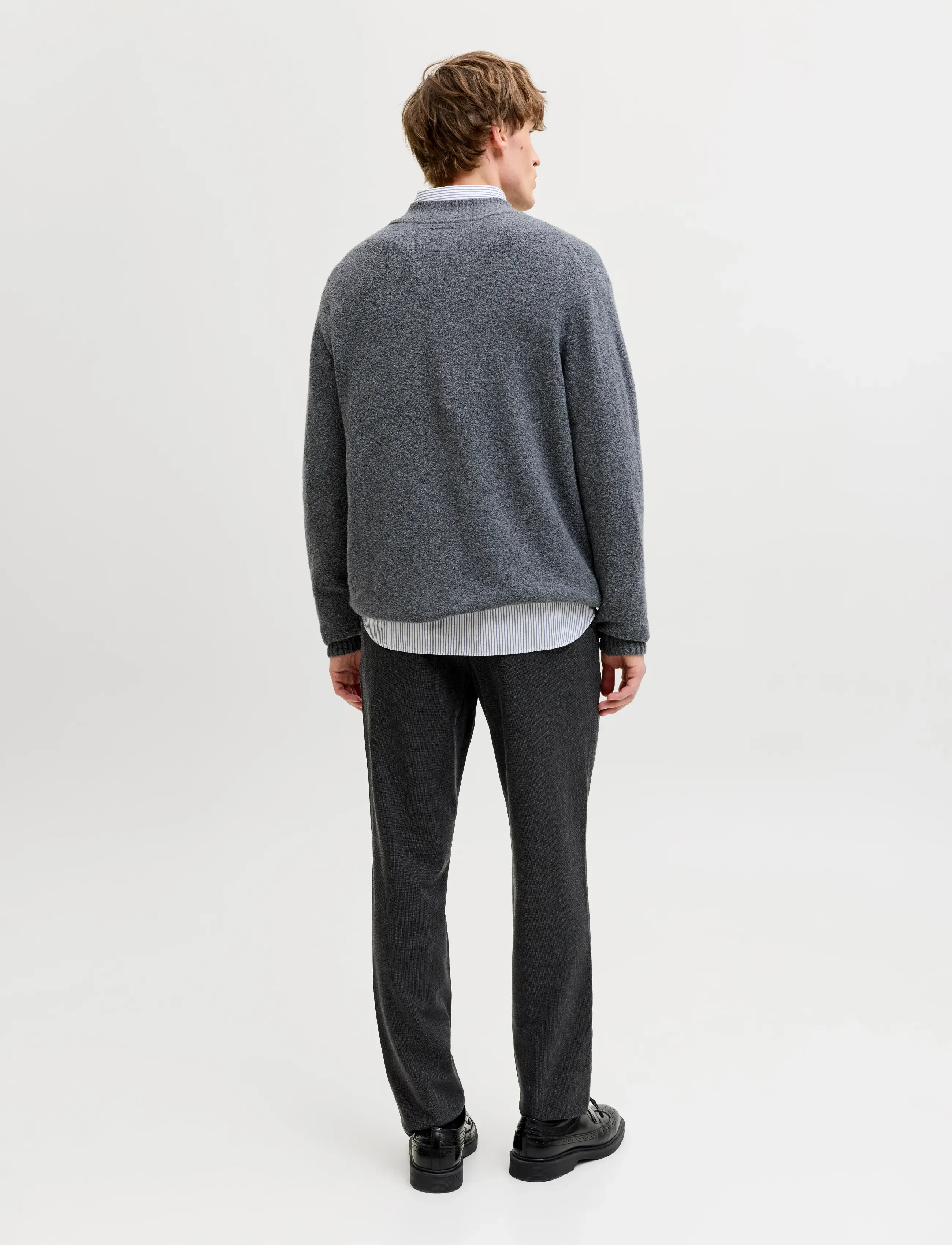 Jack & Jones - JPSTOLLIE CONNOR CHINO NOOS - chinos - dark grey - 3