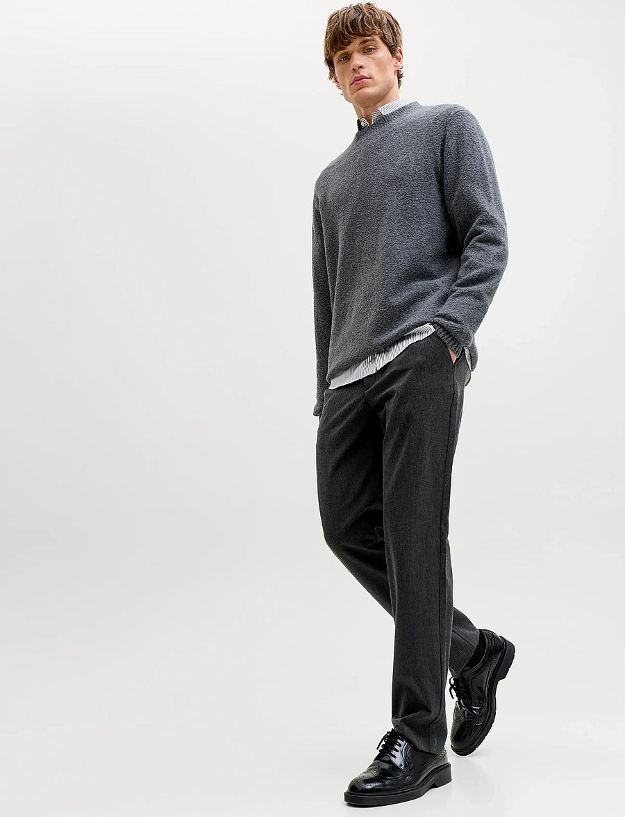 Jack & Jones - JPSTOLLIE CONNOR CHINO NOOS - chinos - dark grey - 5
