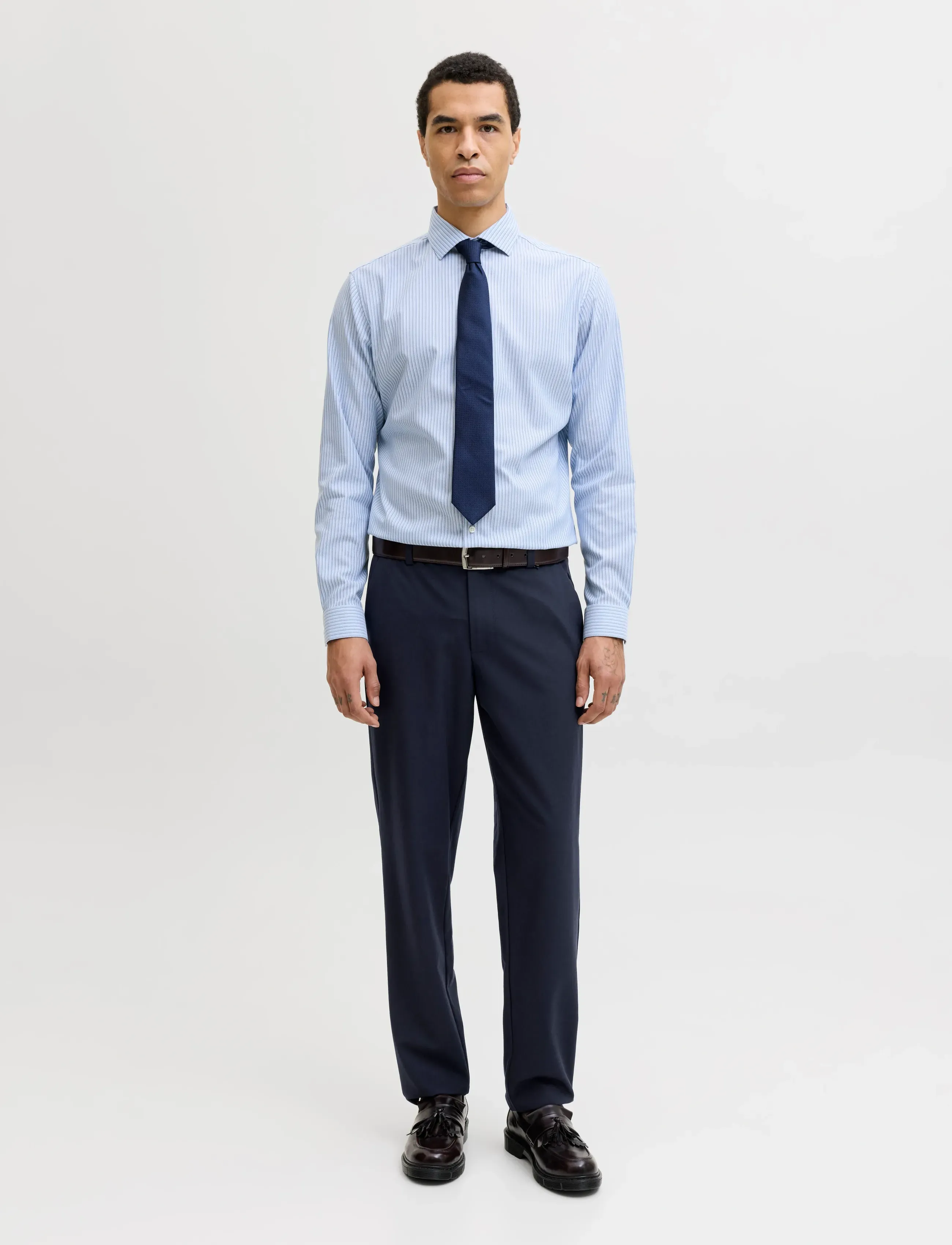 Jack & Jones - JPSTOLLIE CONNOR CHINO NOOS - chinos - dark navy - 4