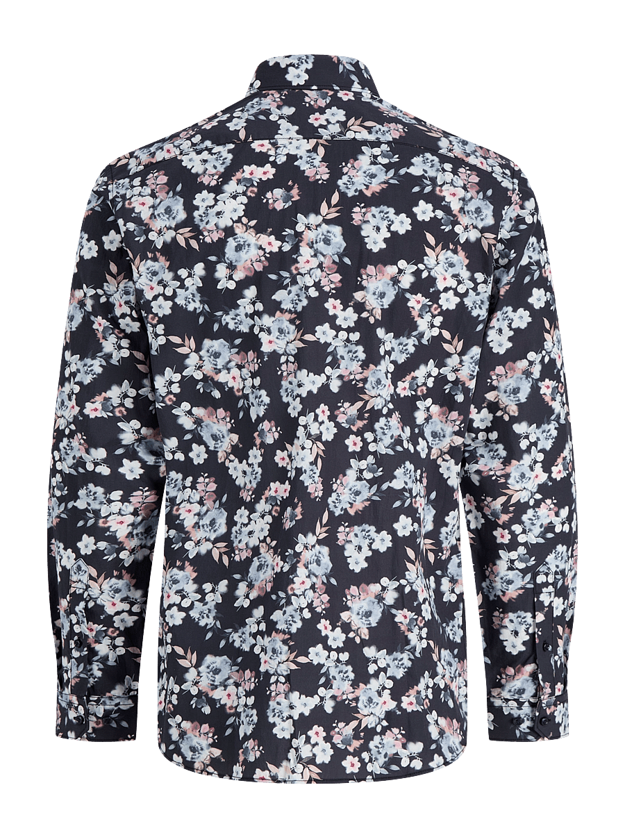 Jack & Jones - JPRBLAPARKER PRINT L/S SHIRT - mustriga särgid - night sky - 1