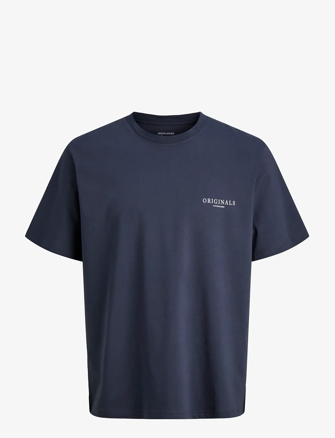 Jack & Jones - JORMONTAUK AOP BACK TEE SS CREW NECK SN - short-sleeved t-shirts - odyssey gray - 1
