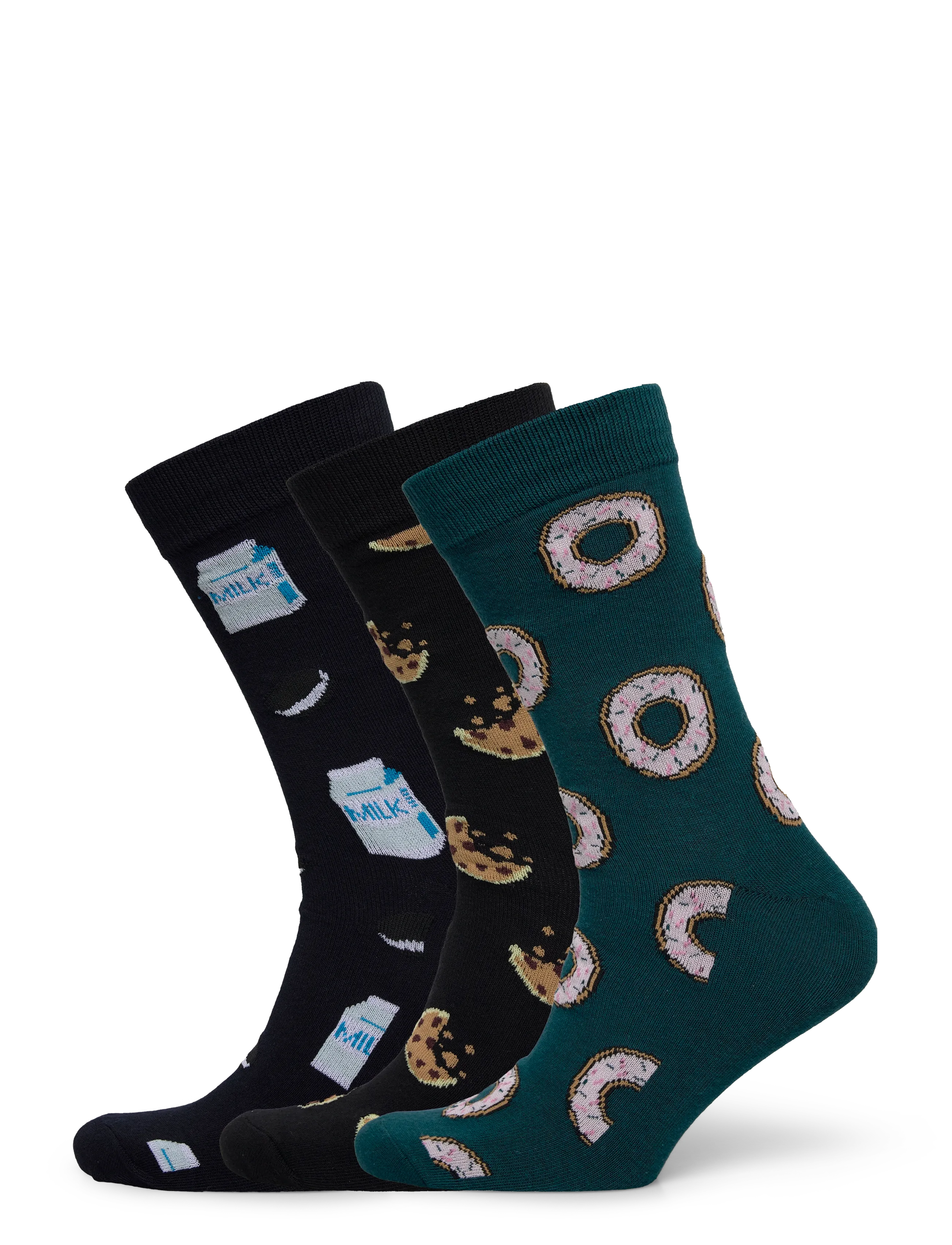 JACK & JONES Jaccookies Socken 3 Pack Schwarz - One Size - Herren