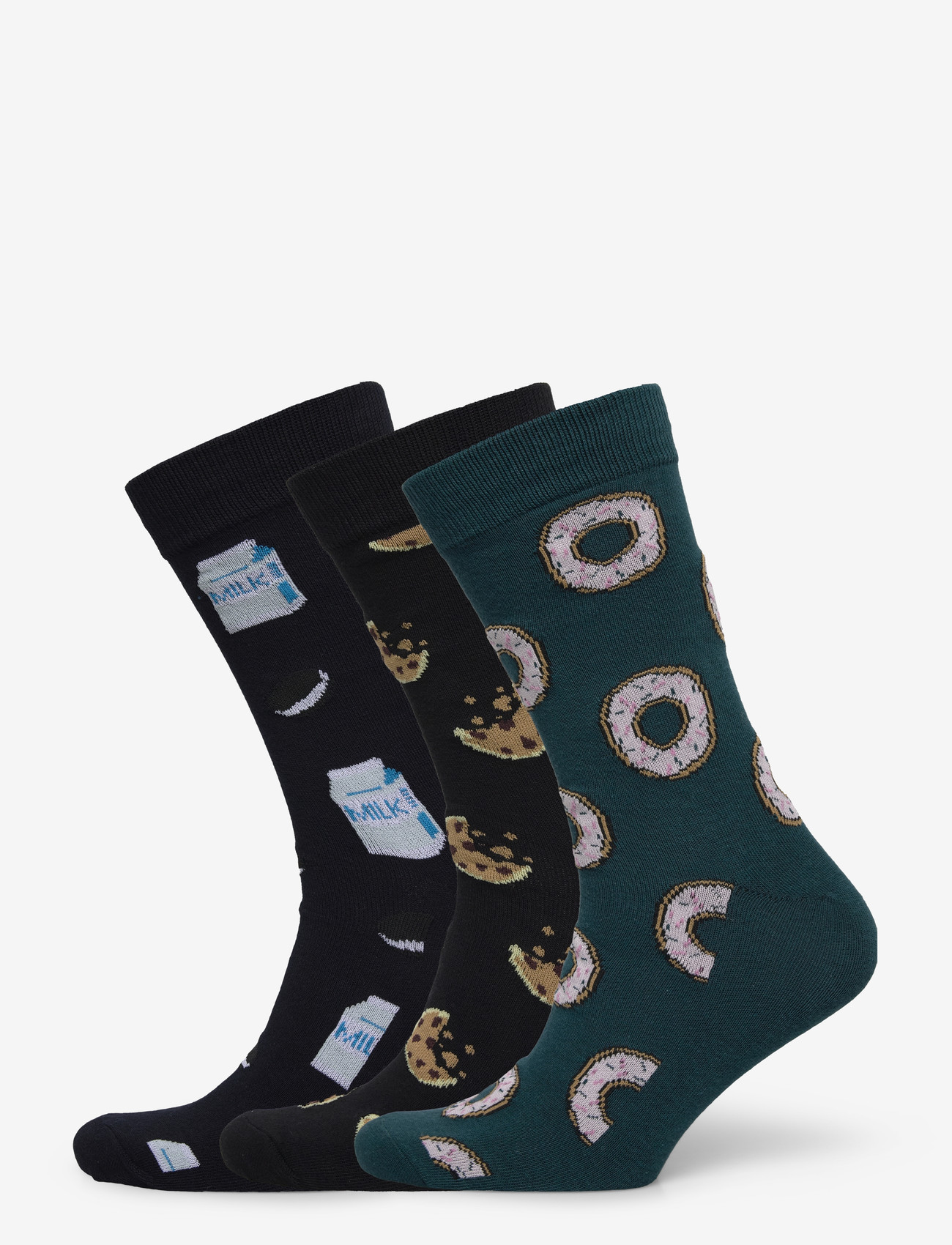Jack & Jones - JACCOOKIES SOCKS 3 PACK - madalaimad hinnad - mediterranea - 0