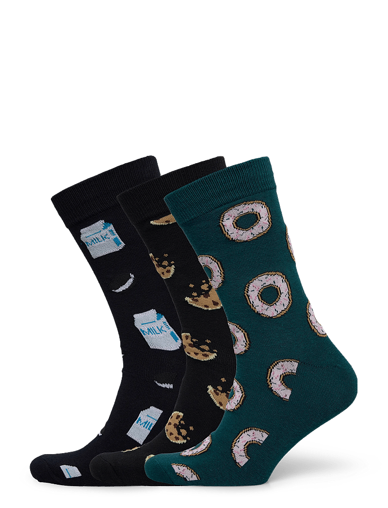 Jack & Jones - JACCOOKIES SOCKS 3 PACK - sokker - mediterranea - 0