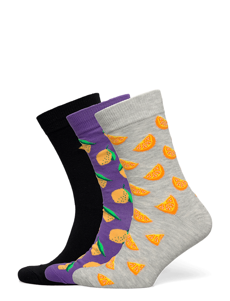 Jack & Jones - JACORANGES SOCKS 3 PACK - crew-socken - light grey melange - 0