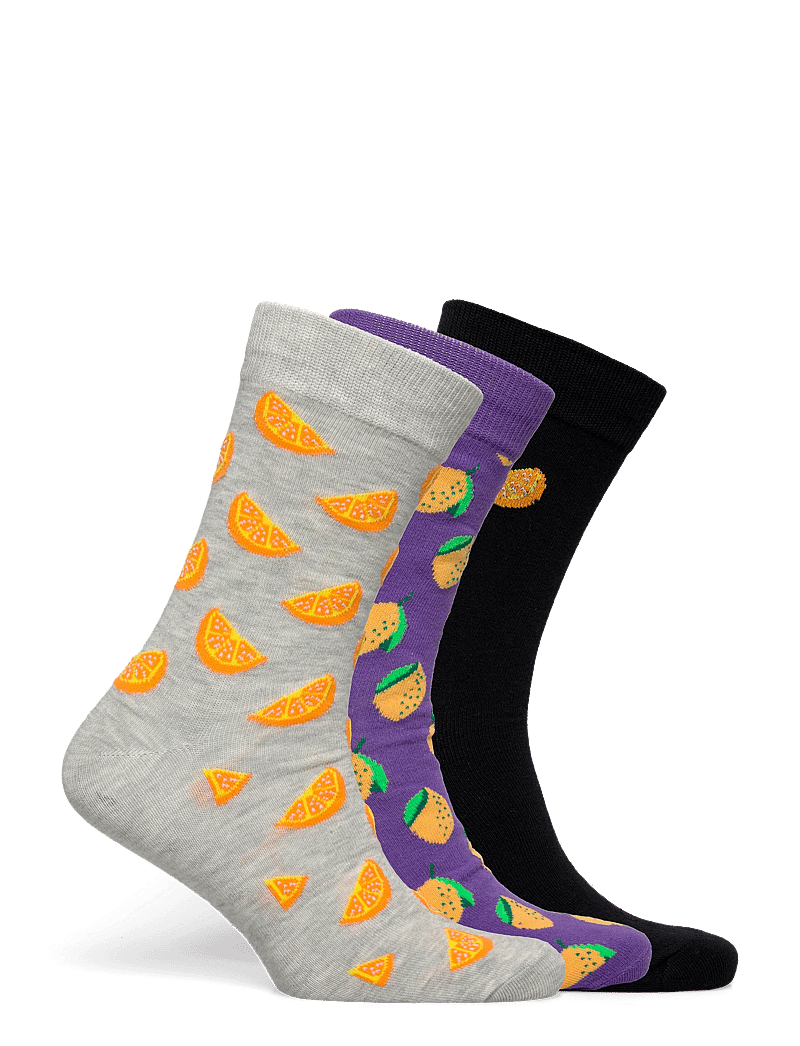 Jack & Jones - JACORANGES SOCKS 3 PACK - crew-socken - light grey melange - 1
