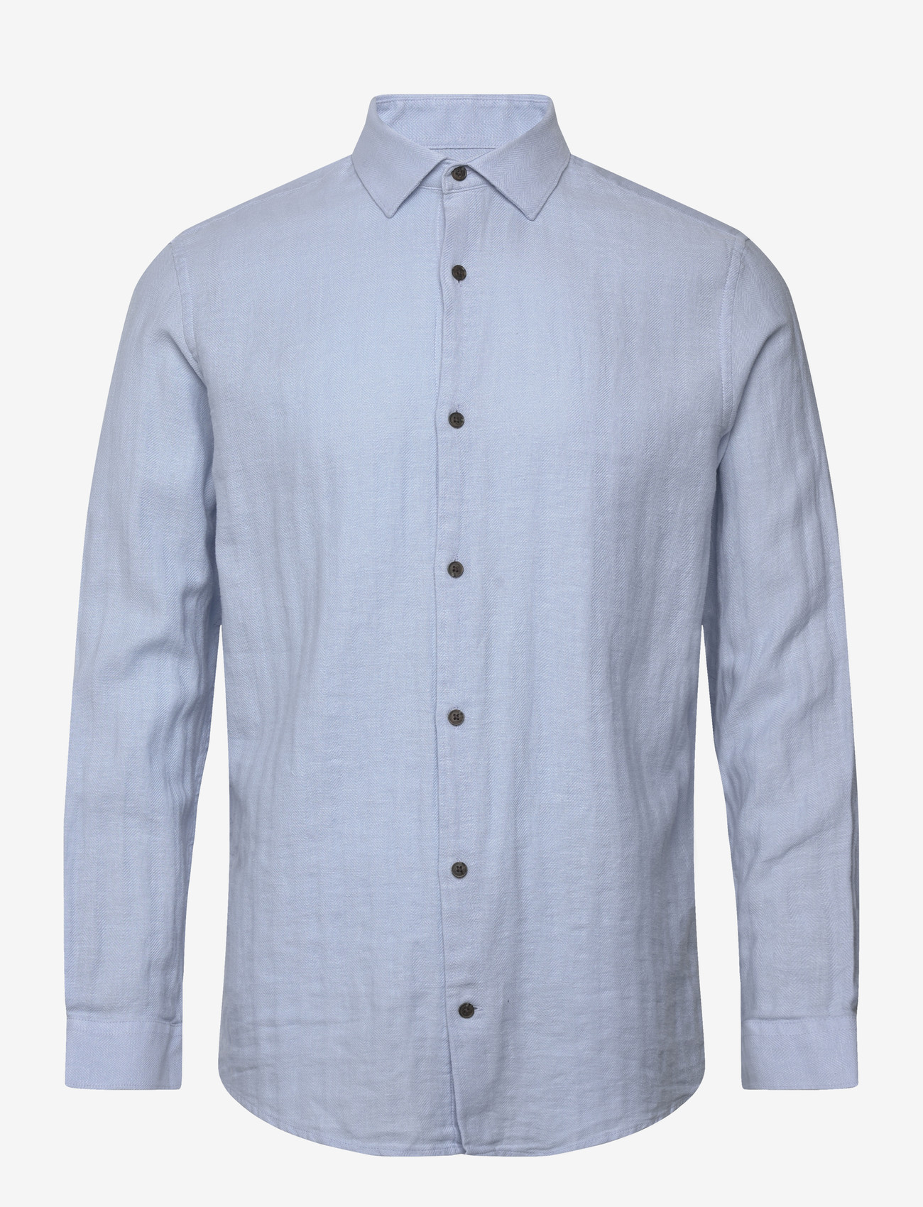 Jack & Jones - JPRBLAPARKER LINEN BLEND L/S SHIRT - hørskjorter - chambray blue - 0