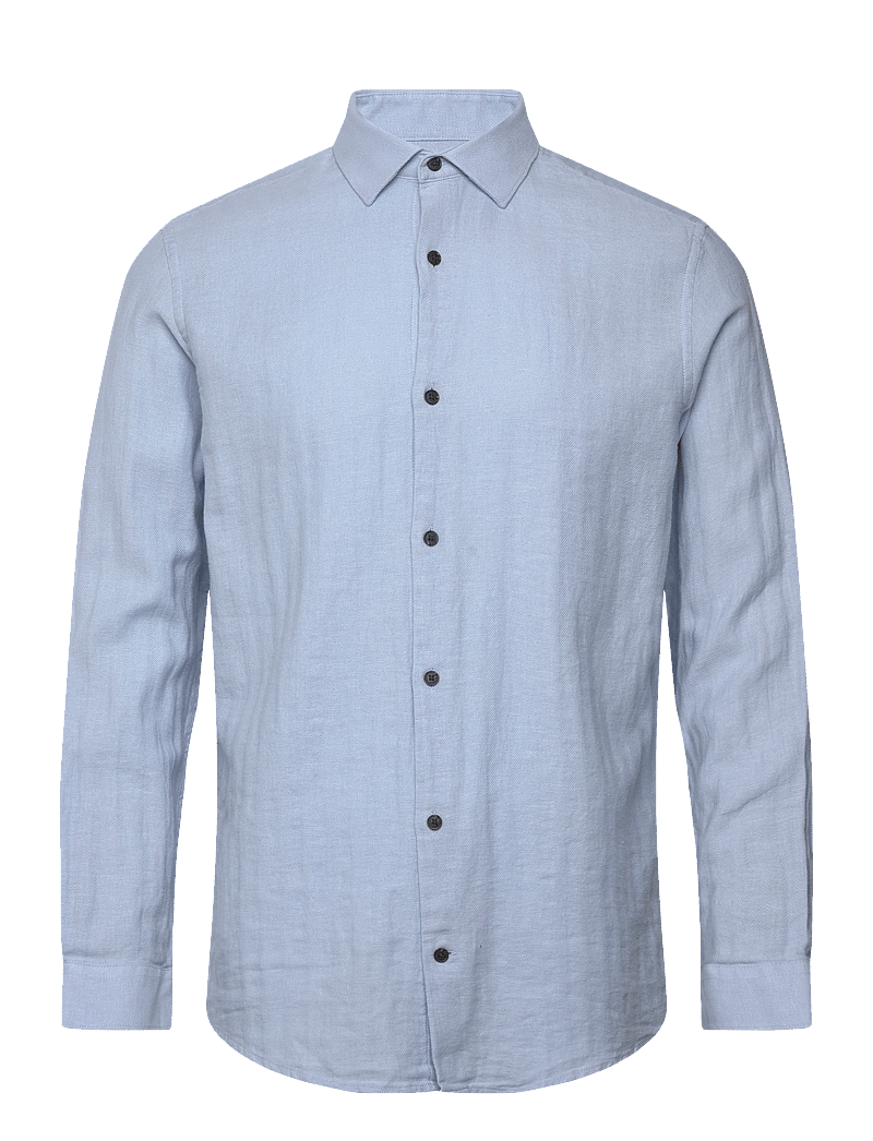Jack & Jones - JPRBLAPARKER LINEN BLEND L/S SHIRT - hørskjorter - chambray blue - 0
