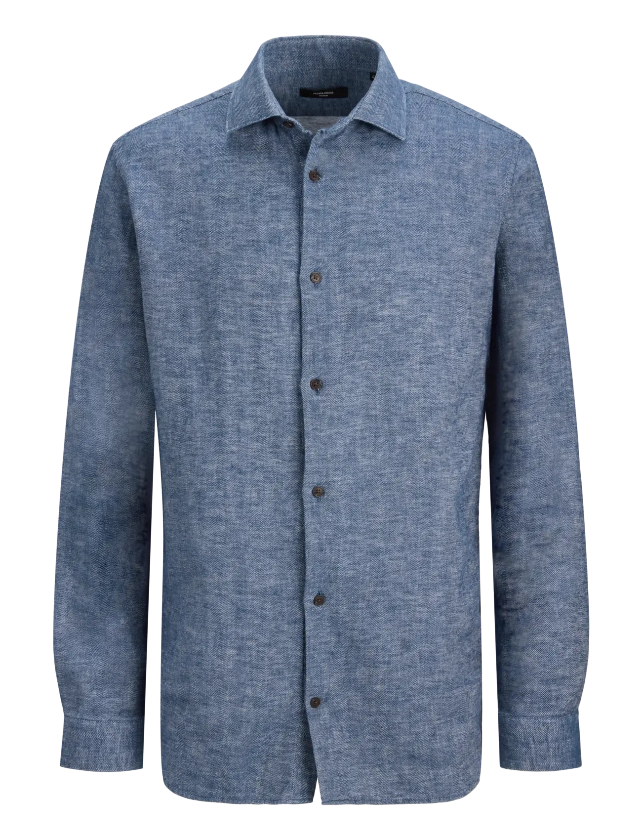 Jack & Jones JPRBLAPARKER LINEN BLEND L/S SHIRT - Jack & Jones - FADED DENIM / blue