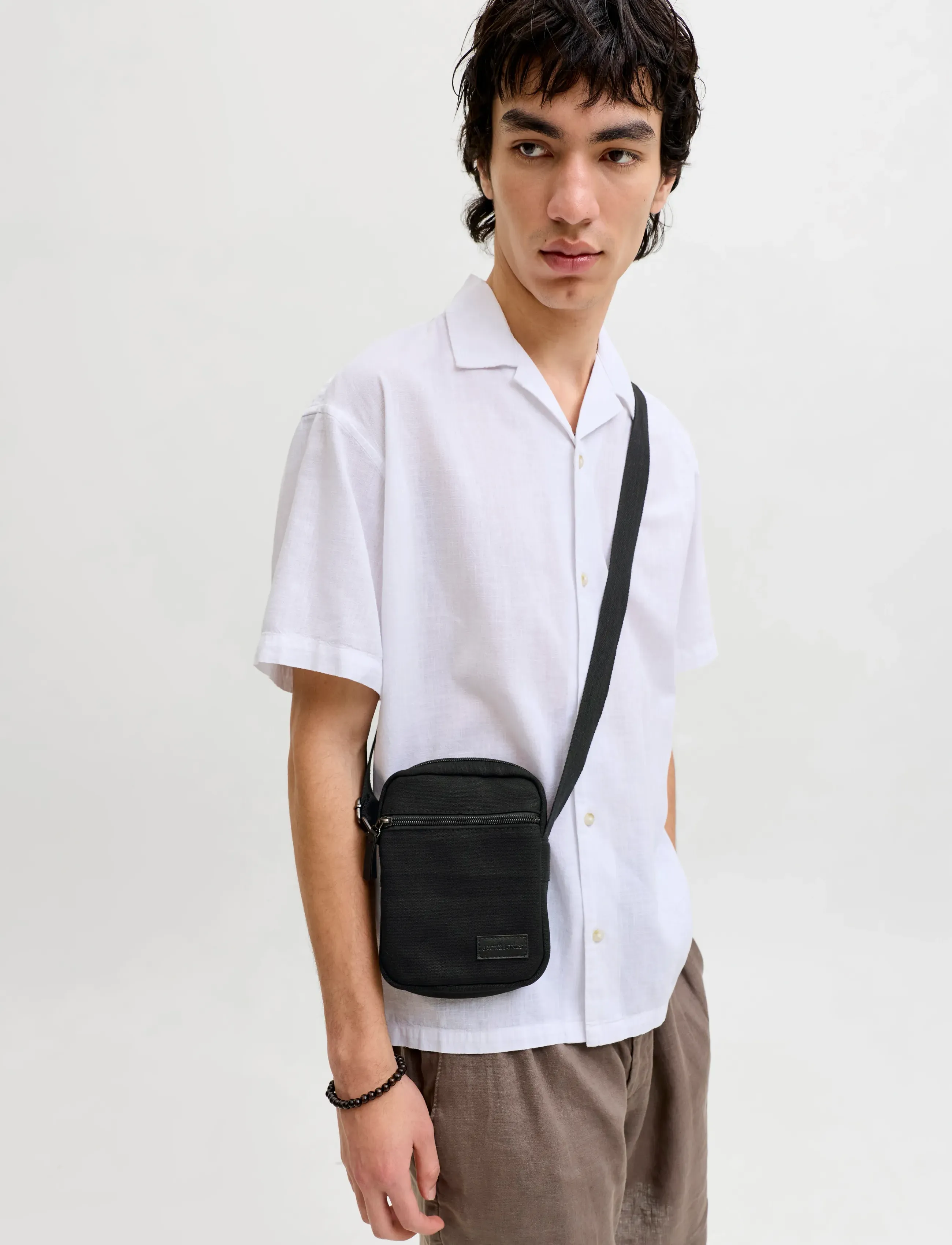 Jack & Jones Jacpascal Slingbag Sn, One Size, Black, Tasker > Crossbody-Tasker, Herre