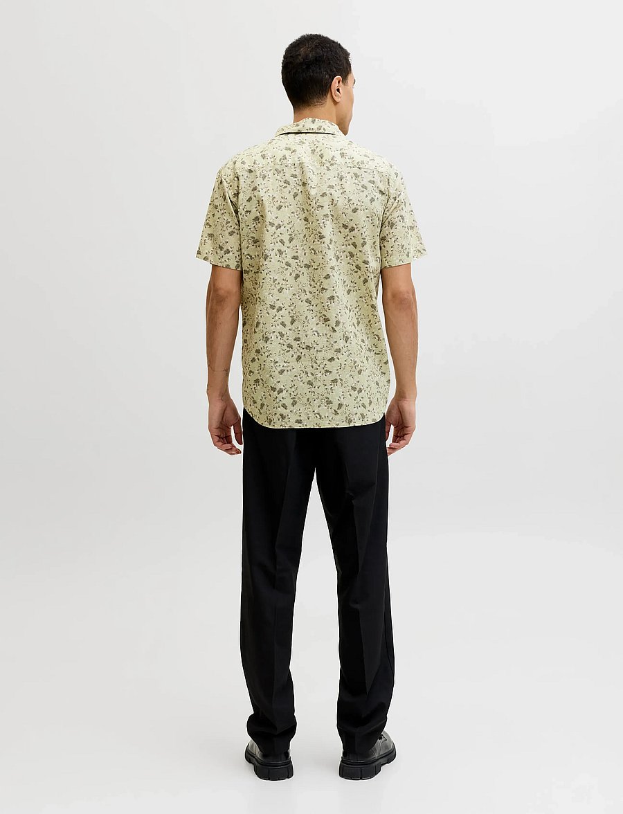 Jack & Jones - JPRBLASUMMER LINEN BL. PRINT SS SHIRT LN - hemden mit muster - alfalfa - 2