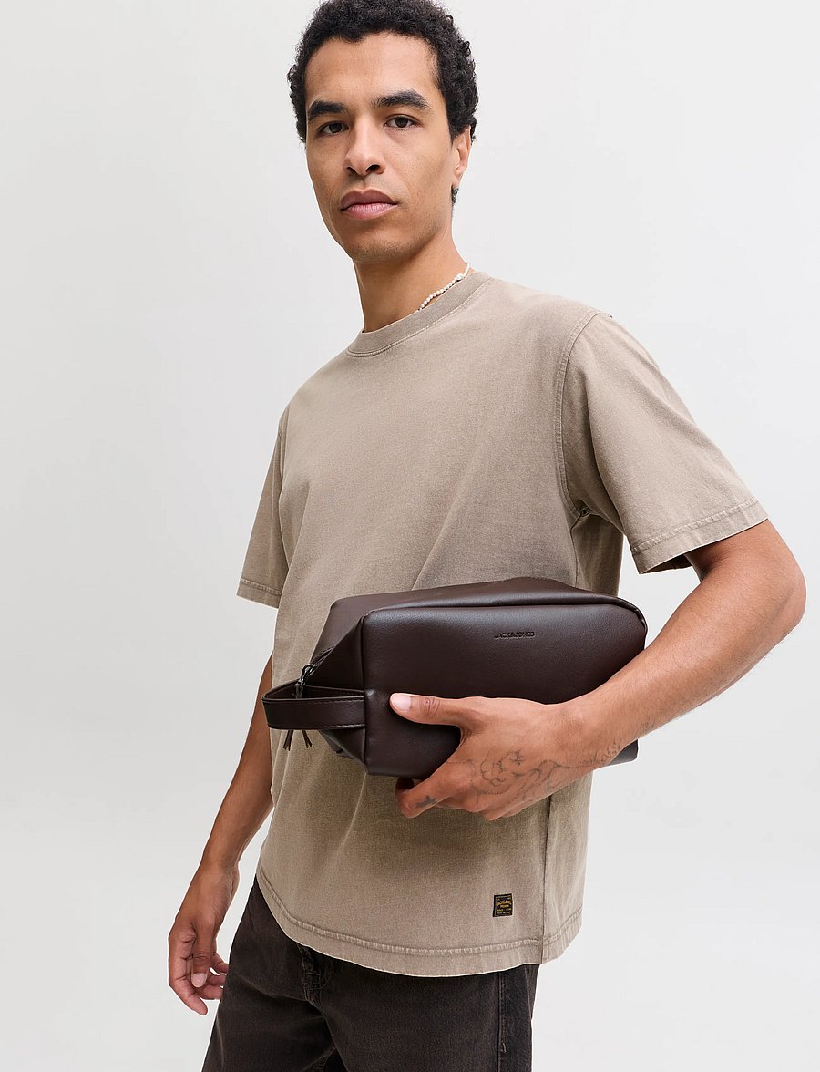 Jack & Jones - JACTATUM TOILETRY - kollektsioonid - brown stone - 0