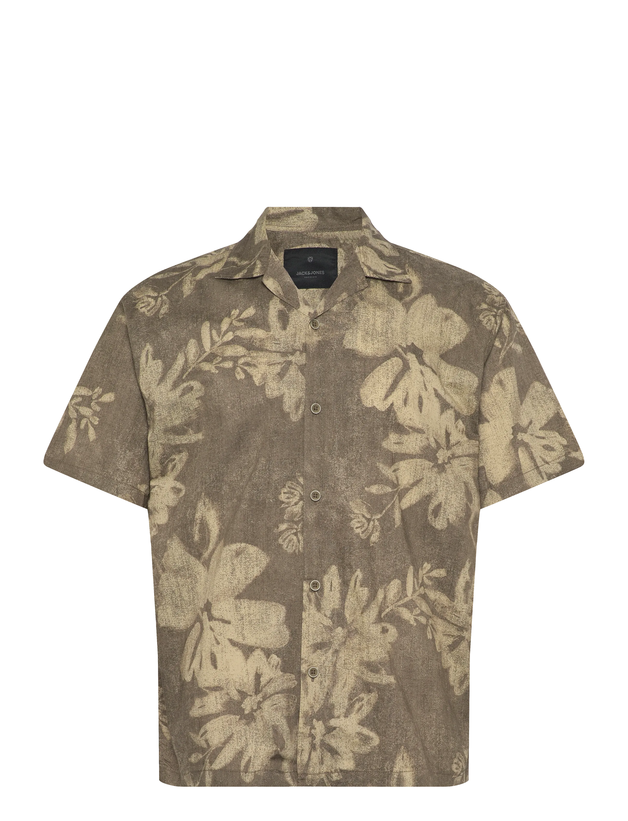 Jack & Jones JPRBLAVENICE PRINT S/S SHIRT - Campaign - SMOKEY OLIVE / multi