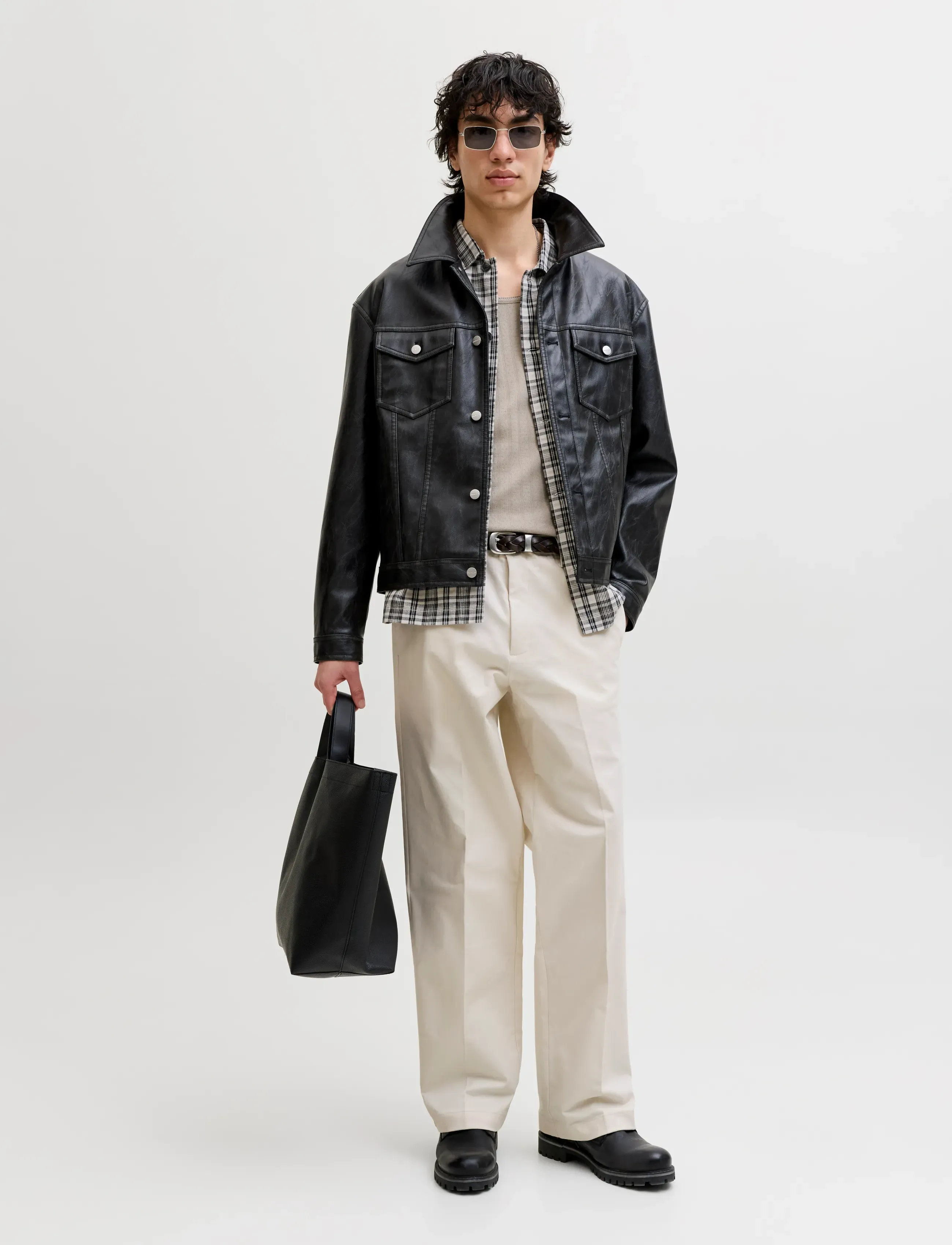 Jack & Jones - JPSTBILL CAMDEN CHINO LN - chinos - jet stream - 4