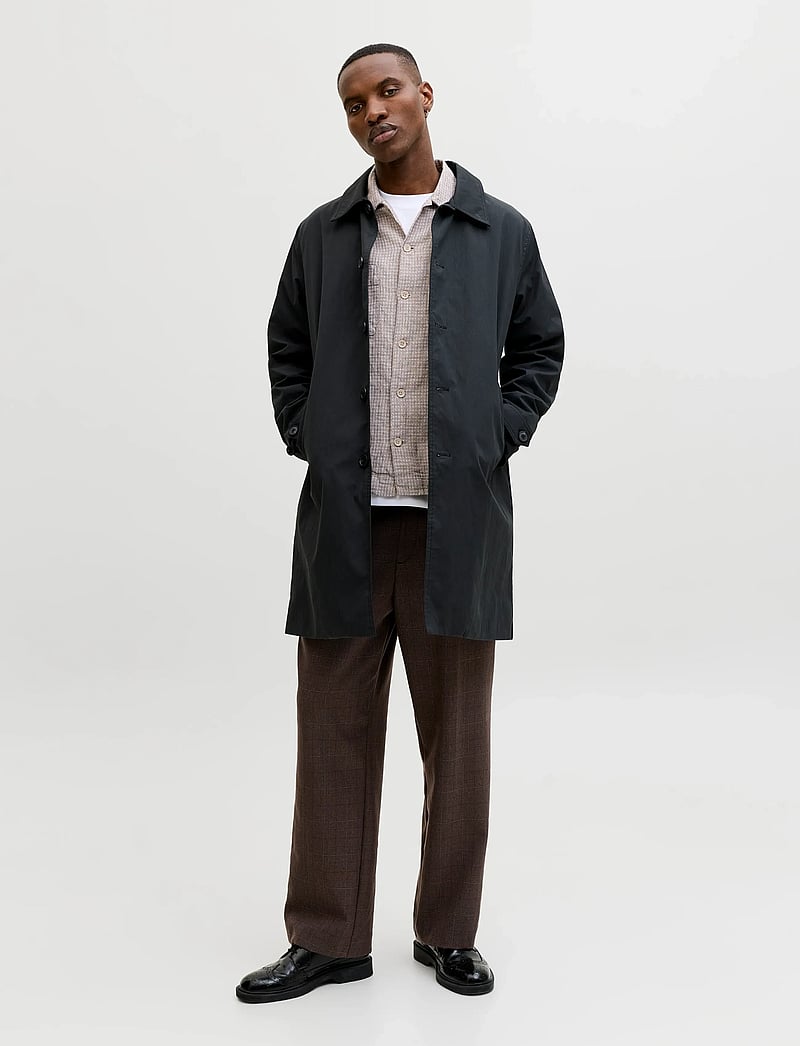 Jack & Jones - JPRBLAMATT LINEN BLEND L/S OVERSHIRT SN - kollektionen - aluminum - 3