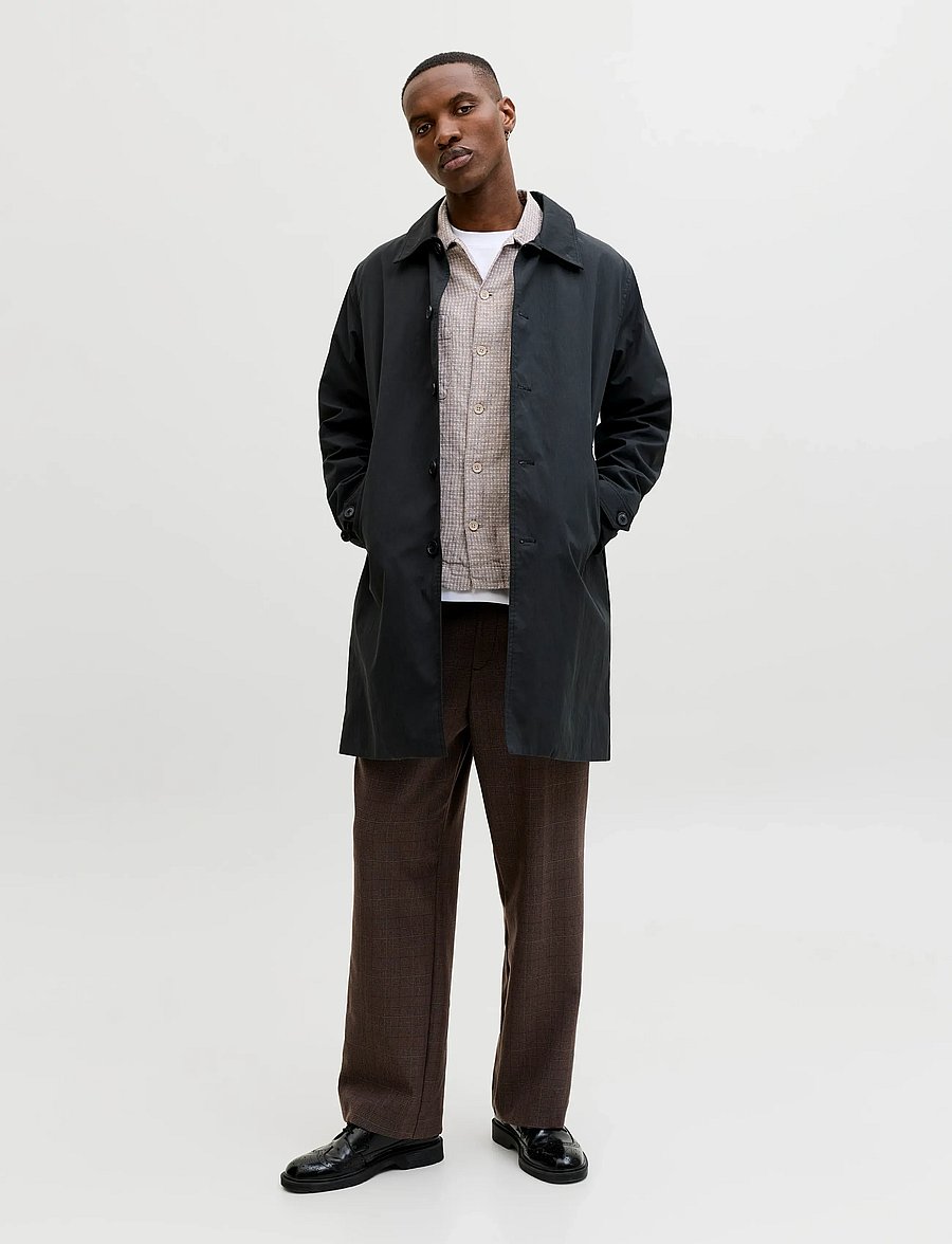 Jack & Jones - JPRBLAMATT LINEN BLEND L/S OVERSHIRT SN - kollektsioonid - aluminum - 3
