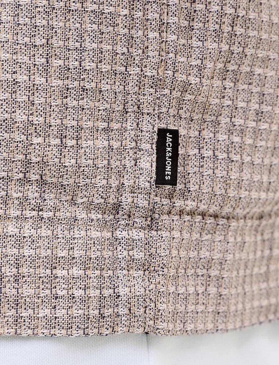 Jack & Jones - JPRBLAMATT LINEN BLEND L/S OVERSHIRT SN - kollektsioonid - aluminum - 5