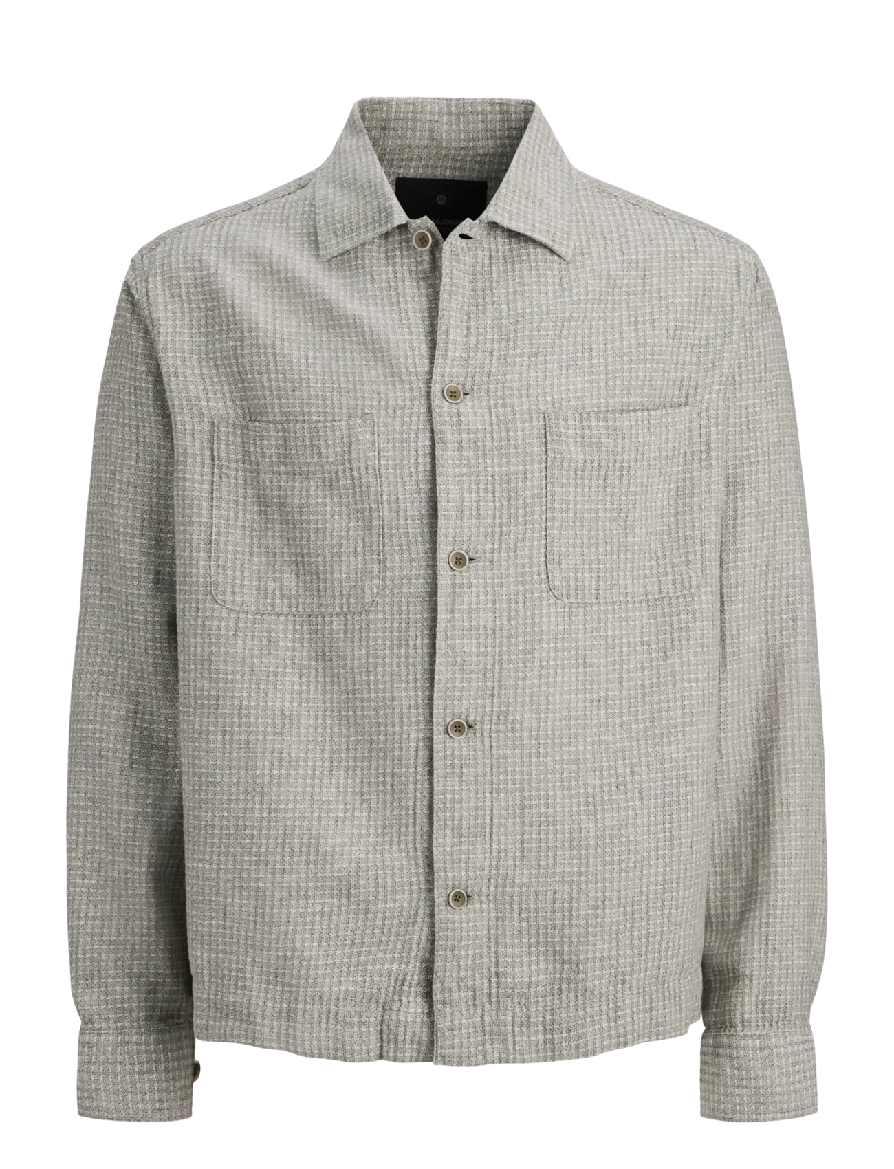Jack & Jones JPRBLAMATT LINEN BLEND L/S OVERSHIRT SN - Overshirts - SMOKEY OLIVE / grey