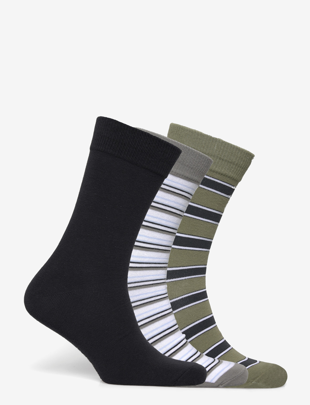 Jack & Jones - JACJEREMY STRIPED SOCKS 3 PACK - sokker - sea spray - 1