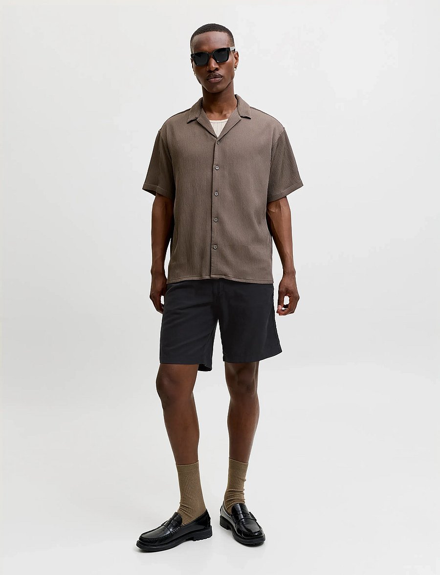 Jack & Jones - JPSTJAIDEN HYBRID BONDI JOG SHORT REG SN - casual shorts - black - 4