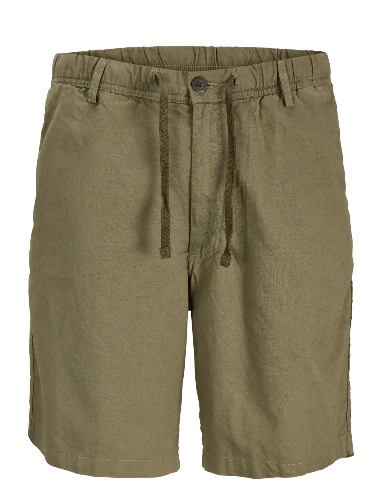 Jack & Jones JPSTJAIDEN HYBRID BONDI JOG SHORT REG SN - Chinos shorts - DEEP LICHEN GREEN / khaki/green