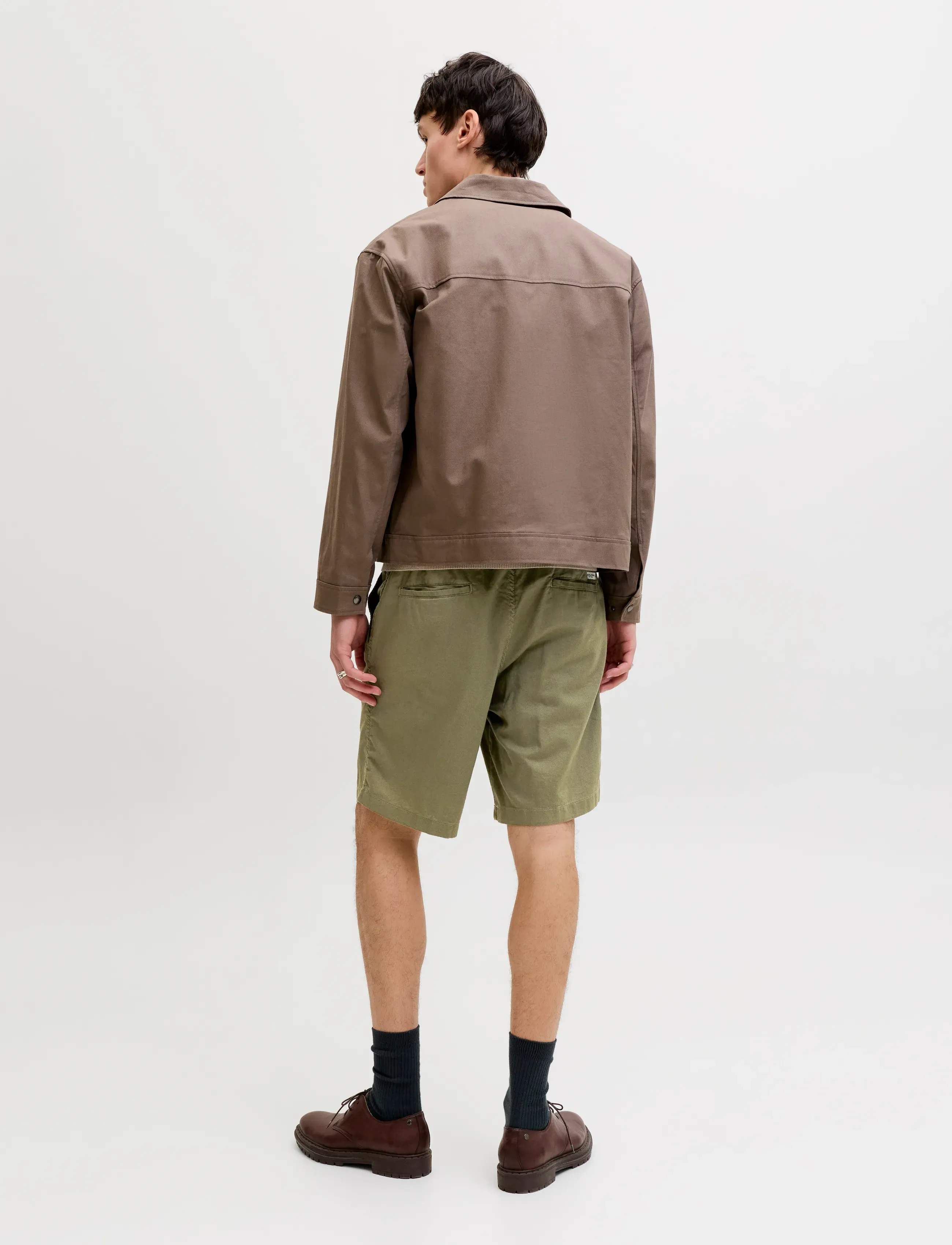 Jack & Jones - JPSTJAIDEN HYBRID BONDI JOG SHORT REG SN - casual shorts - deep lichen green - 3
