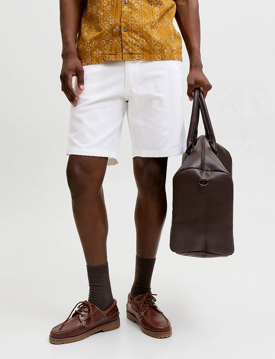Jack & Jones - JPSTJAIDEN HYBRID BONDI JOG SHORT REG SN - casual shorts - white - 0