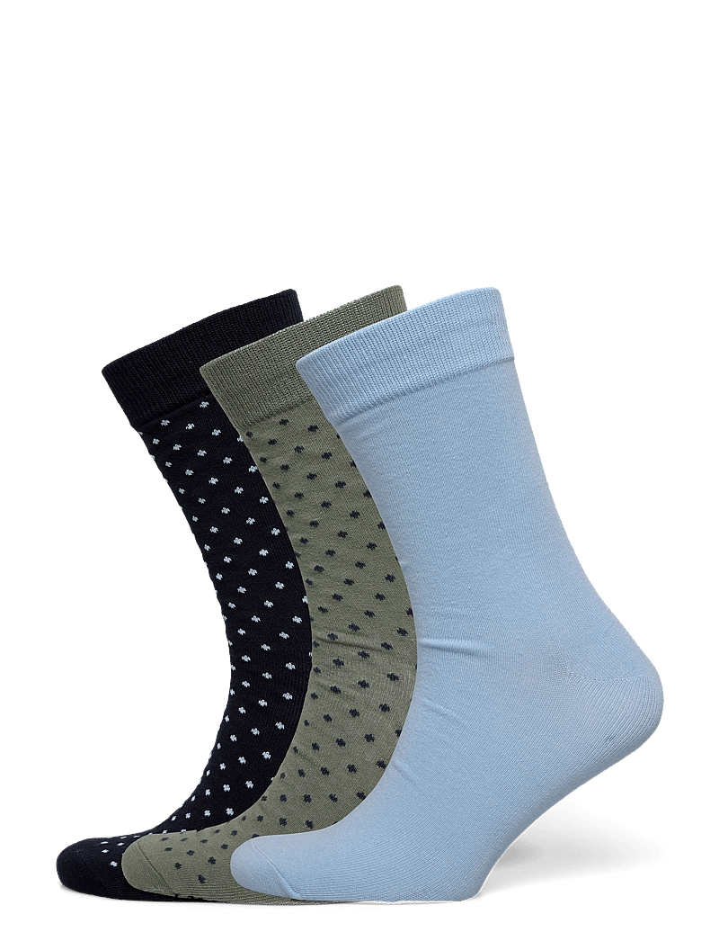 Jack & Jones - JACPETE DOT SOCKS 3 PACK - sokker - night sky - 0