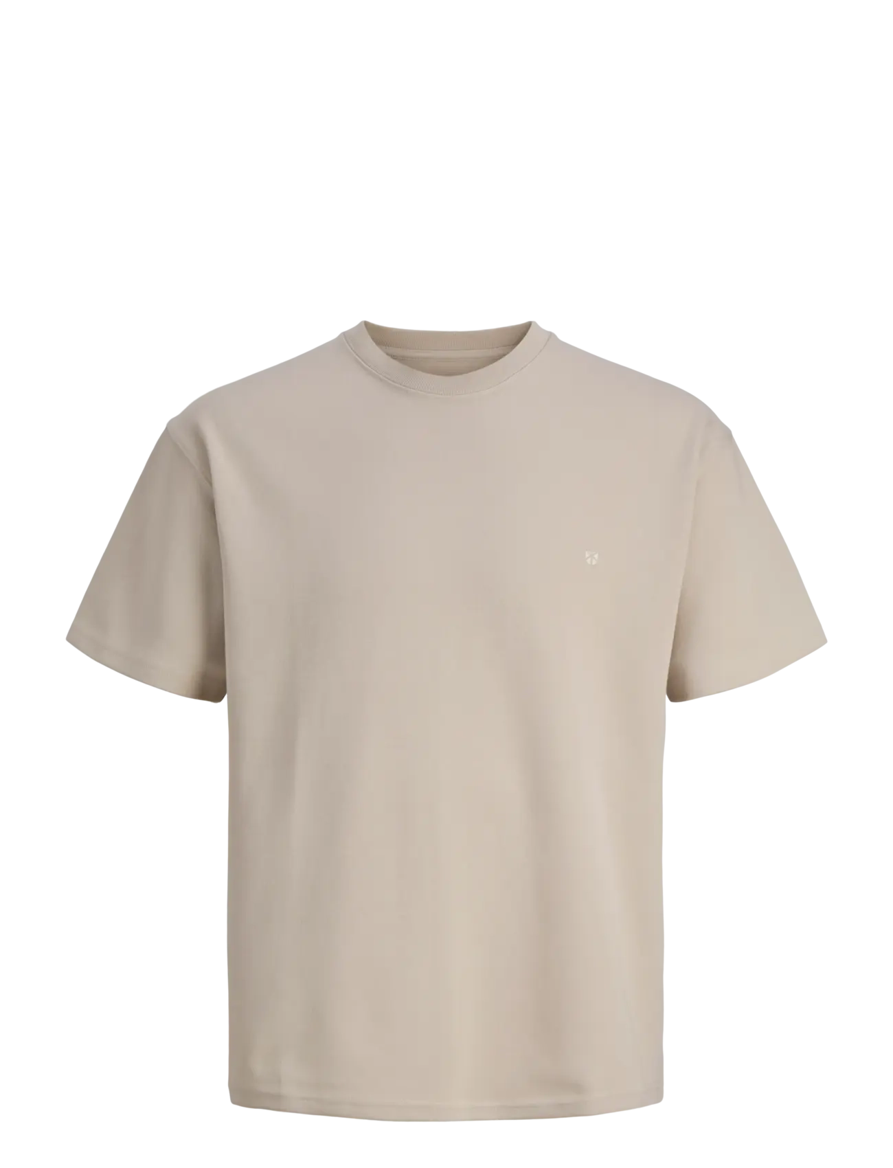JACK & JONES Jprblaethan Ss Logo Tee Sn Beige - XXL - Herren
