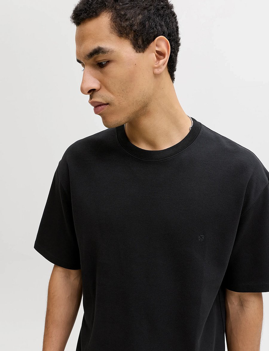 Jack & Jones - JPRBLAETHAN SS LOGO TEE SN - kurzärmelig - black - 5