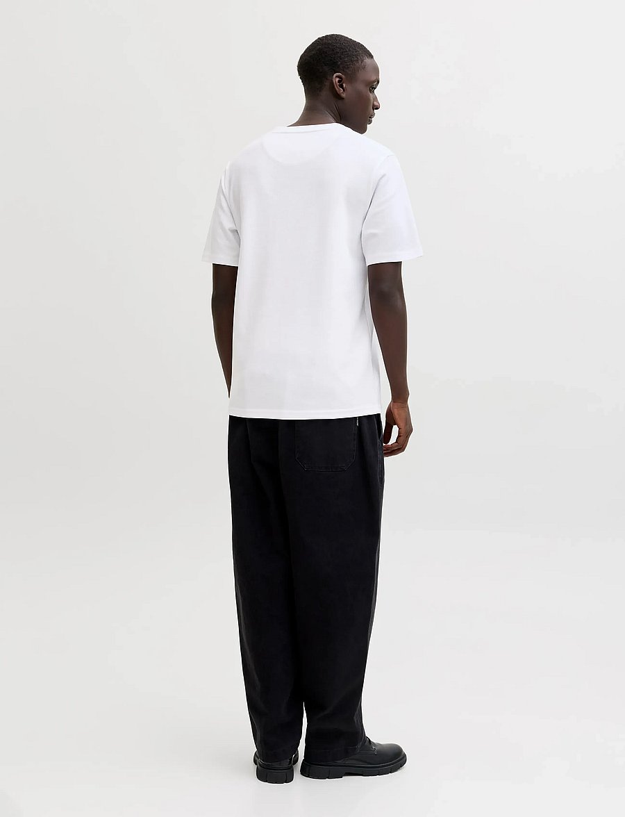 Jack & Jones - JPRBLAETHAN SS LOGO TEE SN - kurzärmelig - bright white - 3