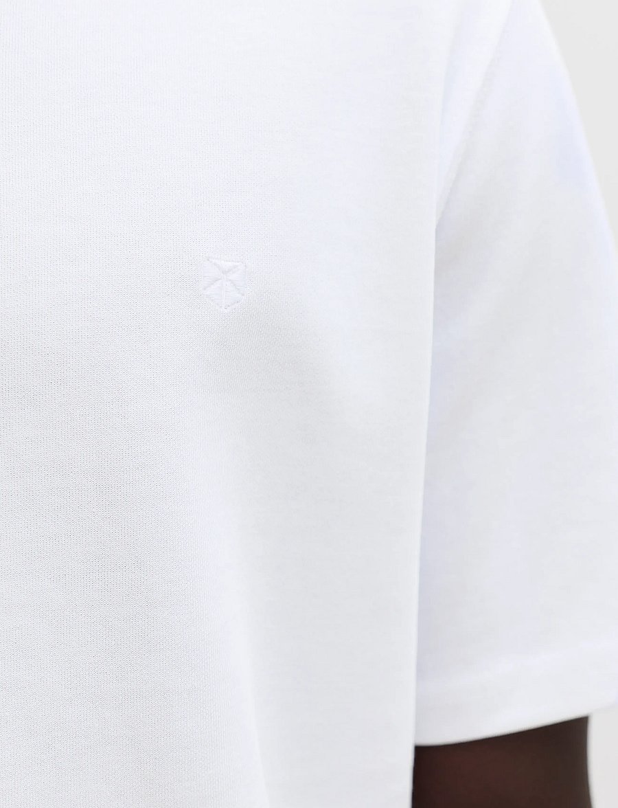 Jack & Jones - JPRBLAETHAN SS LOGO TEE SN - kurzärmelig - bright white - 5