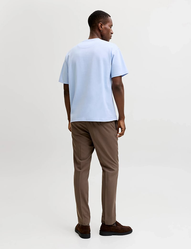 Jack & Jones - JPRBLAETHAN SS LOGO TEE SN - kurzärmelig - chambray blue - 2