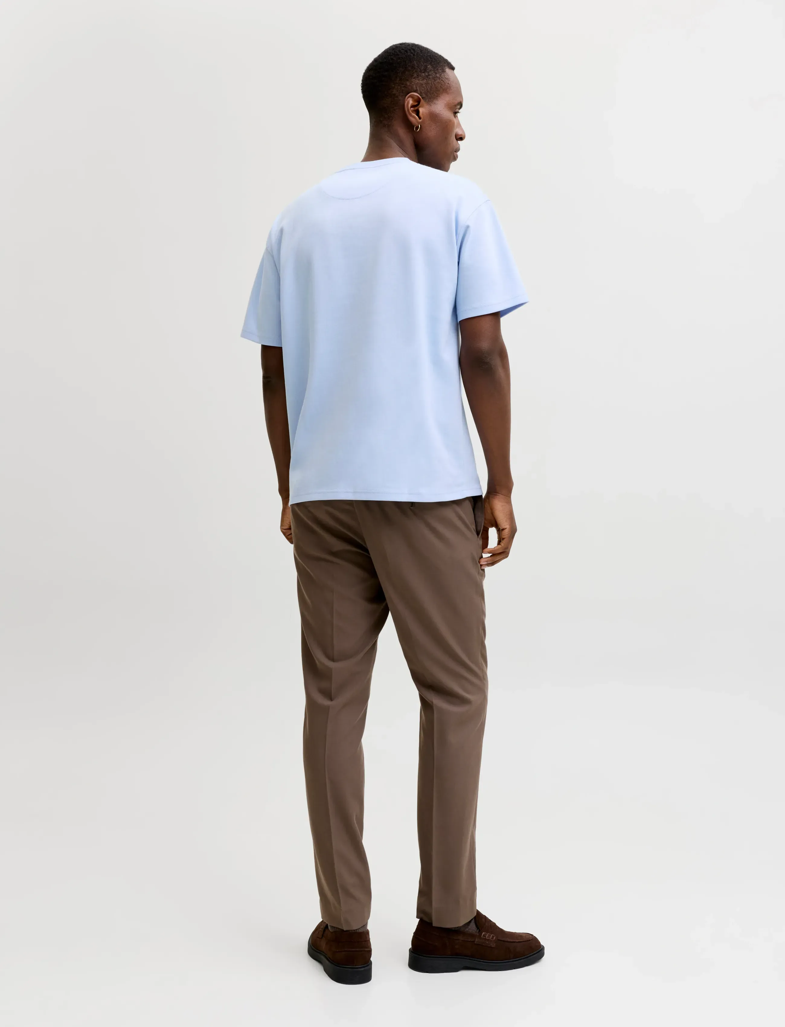 Jack & Jones - JPRBLAETHAN SS LOGO TEE SN - lühikeste varrukatega t-särgid - chambray blue - 2