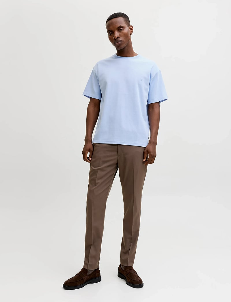 Jack & Jones - JPRBLAETHAN SS LOGO TEE SN - kurzärmelig - chambray blue - 3