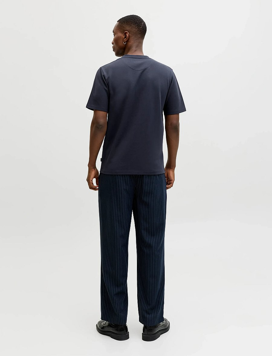 Jack & Jones - JPRBLAETHAN SS LOGO TEE SN - lühikeste varrukatega t-särgid - night sky - 1