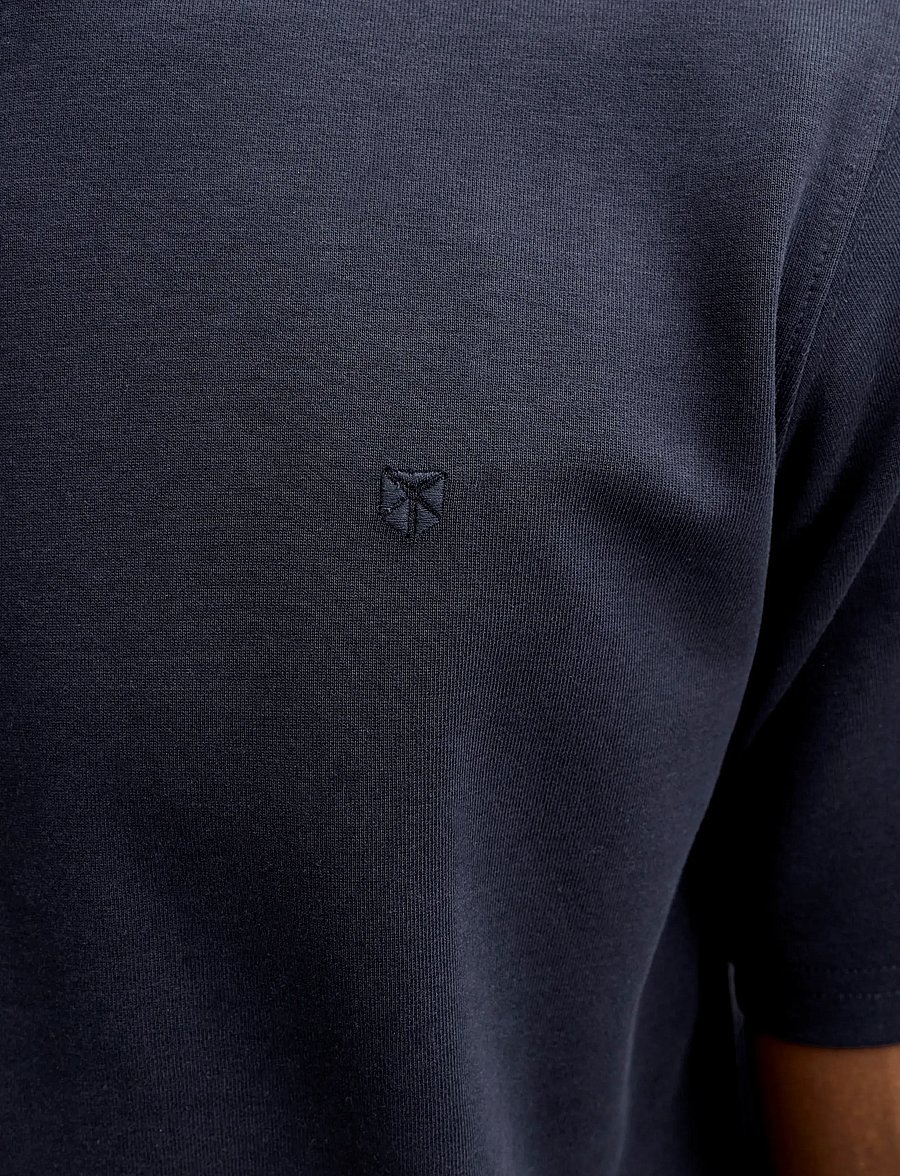Jack & Jones - JPRBLAETHAN SS LOGO TEE SN - lühikeste varrukatega t-särgid - night sky - 4