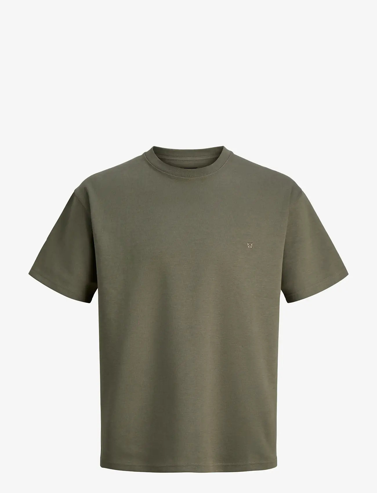 Jack & Jones - JPRBLAETHAN SS LOGO TEE SN - kortærmede t-shirts - smokey olive - 1