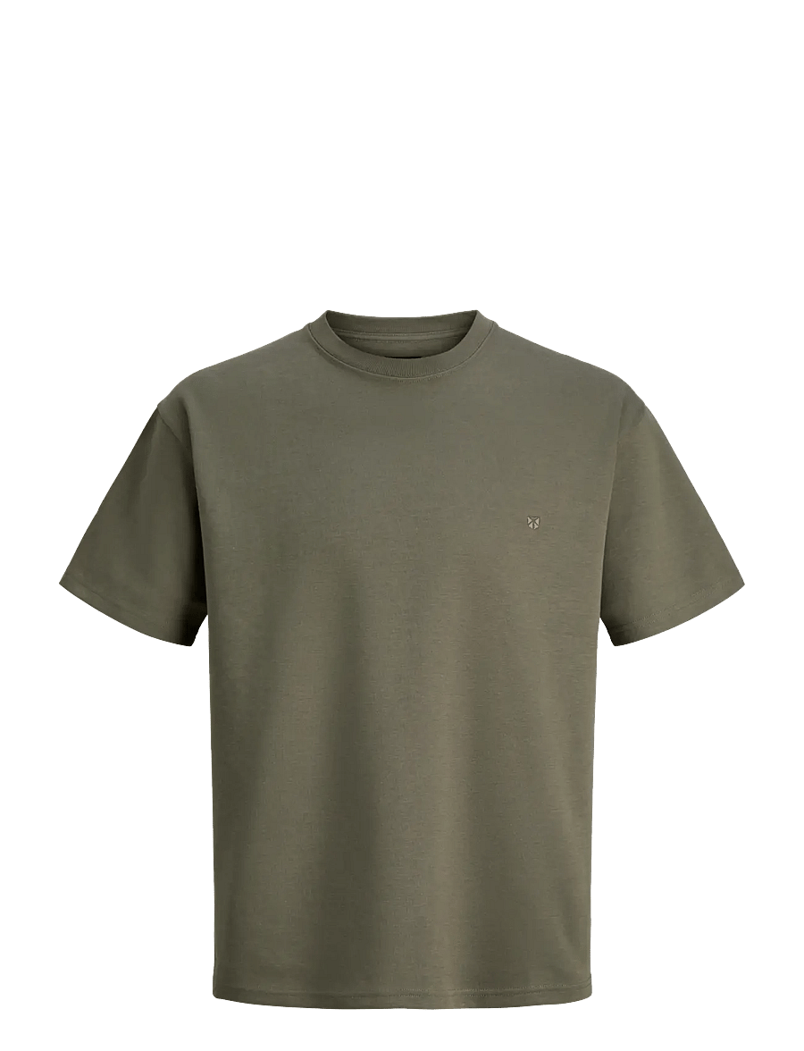 Jack & Jones - JPRBLAETHAN SS LOGO TEE SN - kurzärmelig - smokey olive - 1