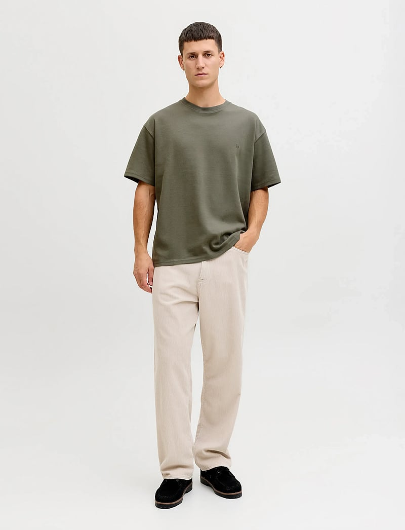 Jack & Jones - JPRBLAETHAN SS LOGO TEE SN - lühikeste varrukatega t-särgid - smokey olive - 3
