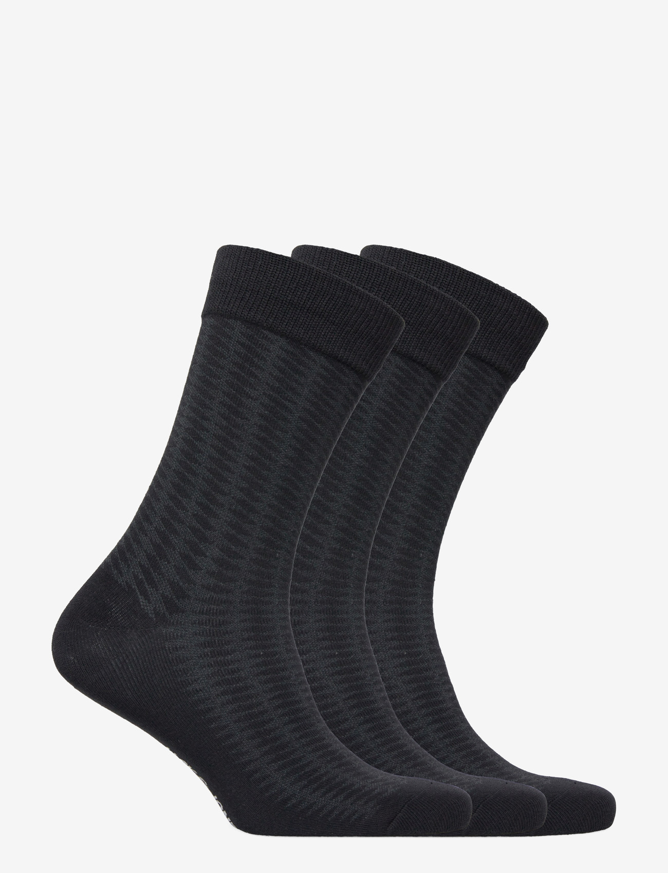 Jack & Jones - JACDIAMOND STRUCTURE SOCKS 3 PACK SN - laveste priser - black - 1