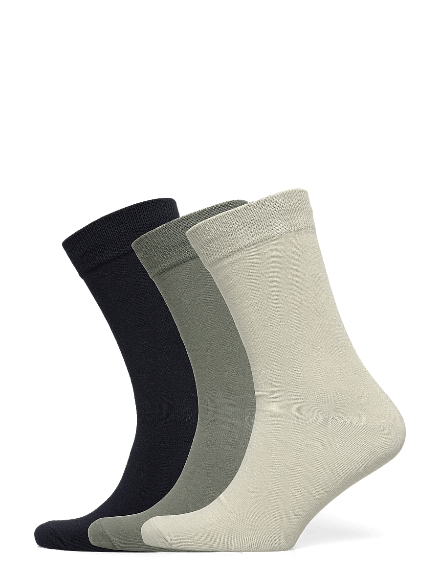 Jack & Jones - JACMAX SOLID SOCKS 3 PACK - tennissocken - smokey olive - 0